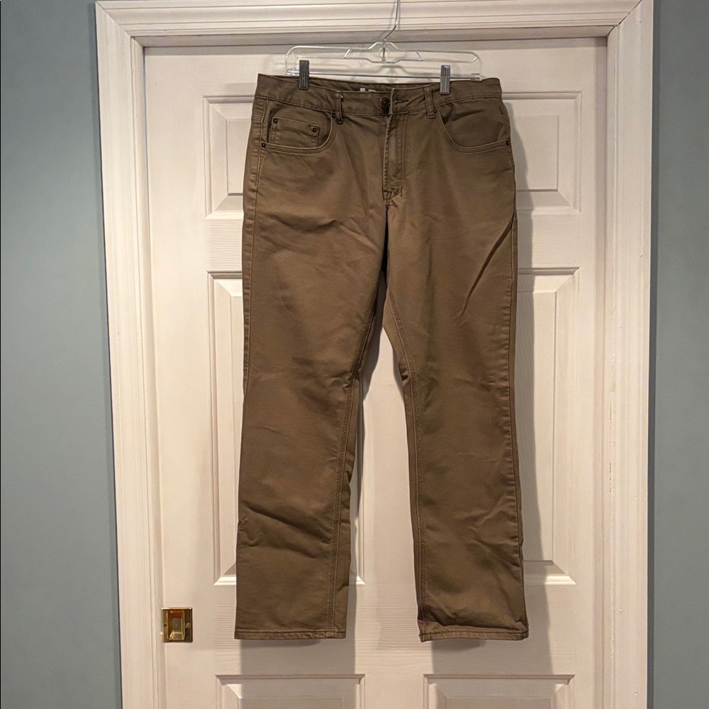 Men's Faded OliveCasual Jeans 34 X 32